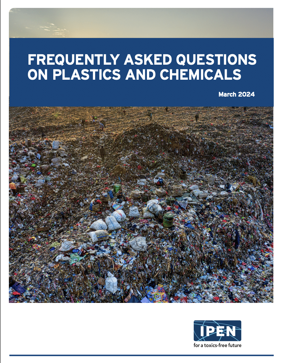 cover image of plastic waste dump site